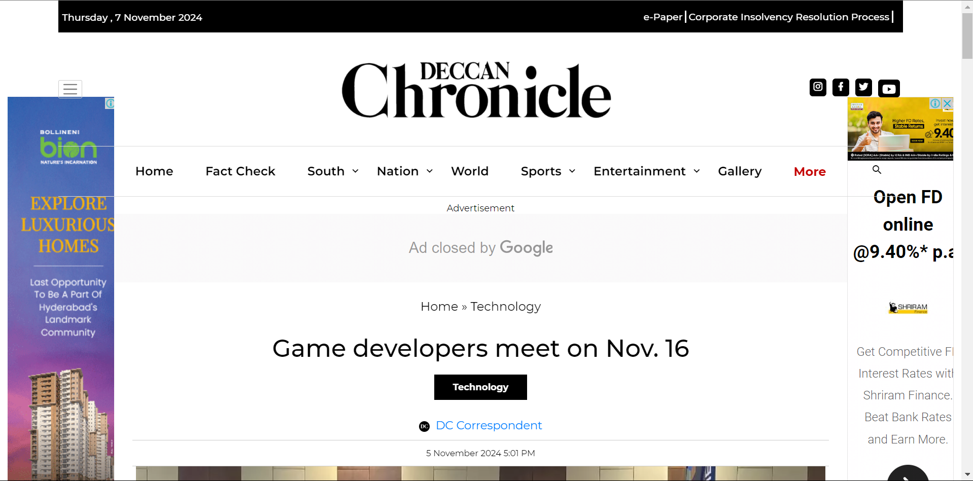 Game developers meet on Nov. 16